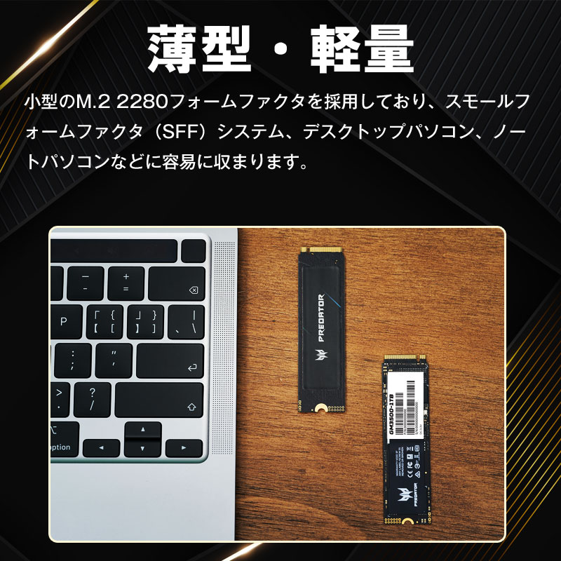 acer（エイサー） Acer Predator 1TB【3D NAND TLC】M.2 2280 PCIe