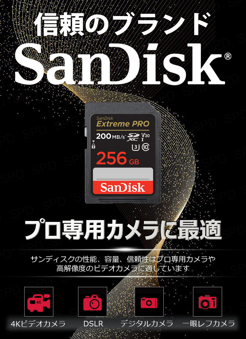 SanDisk（サンディスク） ポイント2倍 SDXCカード 256GB SanDisk UHS-I