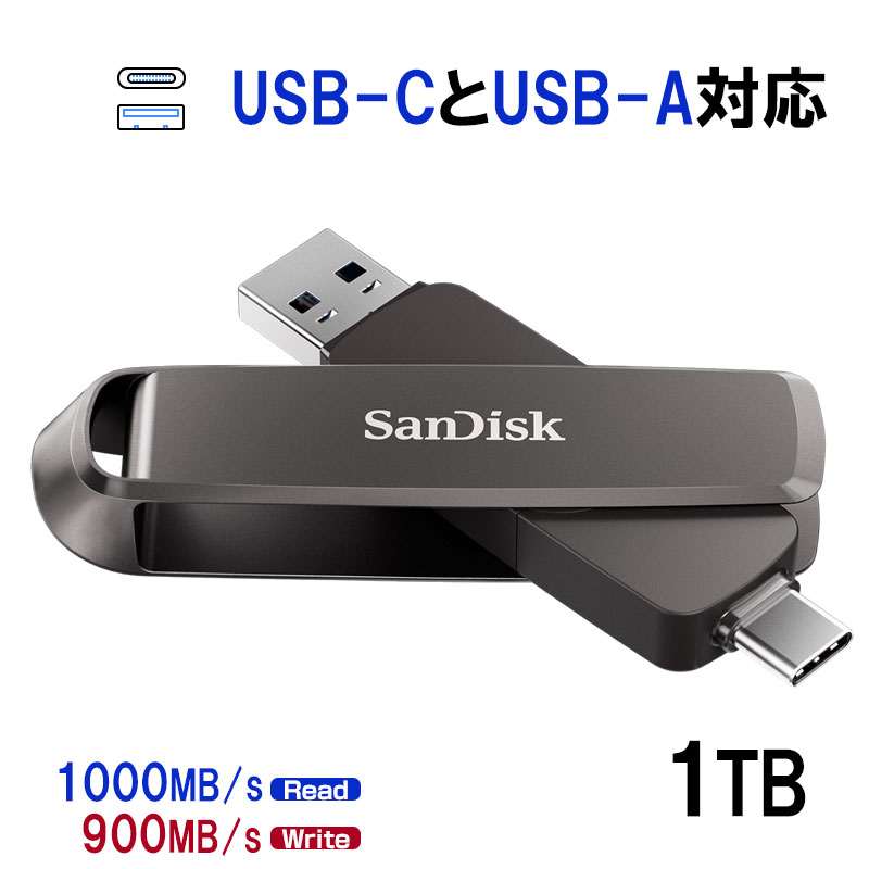 SanDisk セール！SanDisk ポータブルSSD 1TB USB3.2 Gen2 スリム