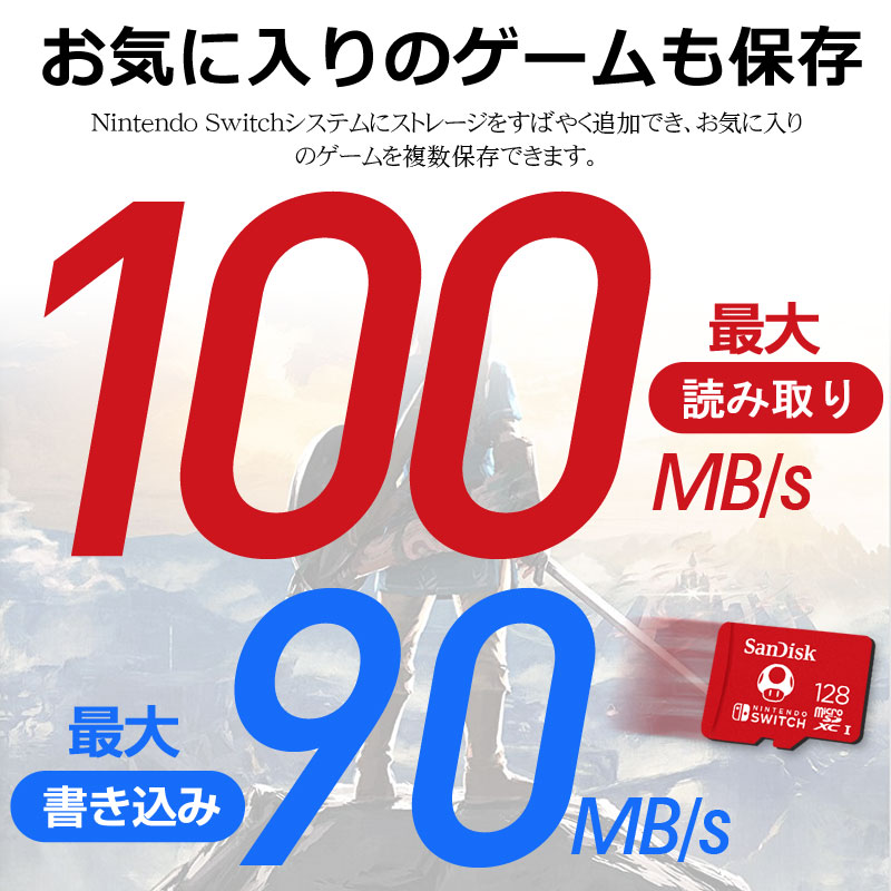 SanDisk（サンディスク） ポイント2倍 microSDXC 128GB for Nintendo