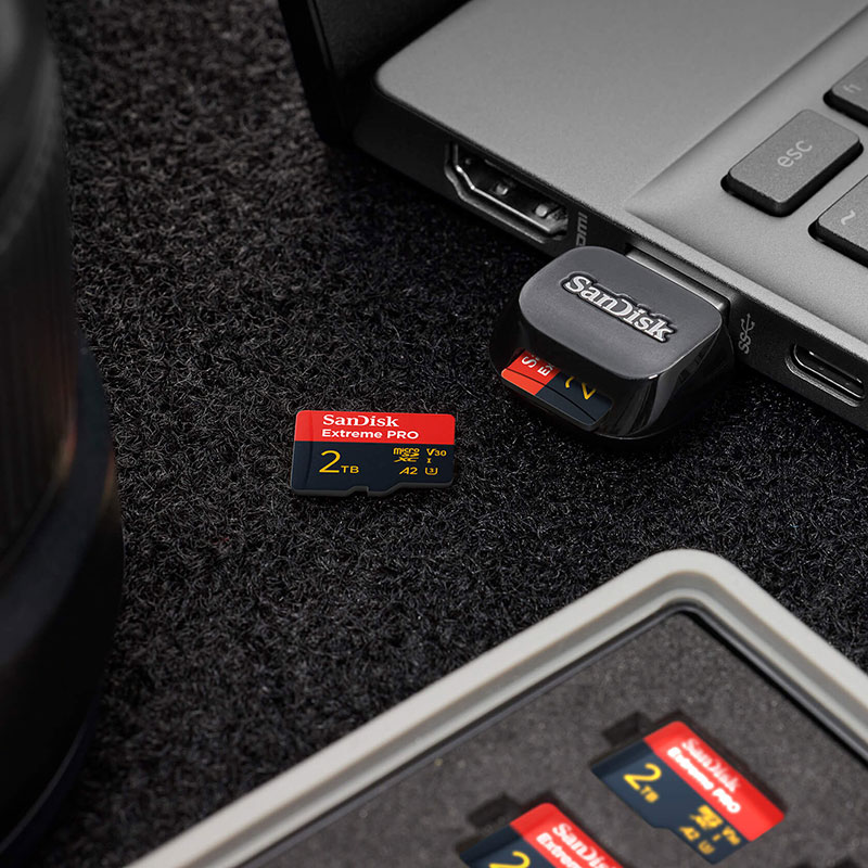 SanDisk microSDXCカード 2TB Extreme PRO V30 A2 R:250MB/s W SanDisk microSDXCカード 2TB Extreme PRO V30 A2 R:250MB/s W