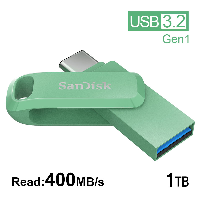 USB 1TB SanDisk USB3.1 Gen1-A/Type-C RlN^ R:400MB/s ] sAi SDDDC3-1T00-G46 zB