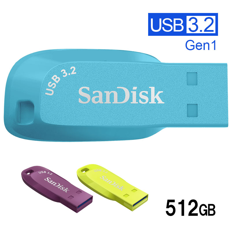 USB 512GB SanDisk TfBXN  USB 3.2 Gen 1 Ultra Shift R:100MB/s Vv LbvX SDCZ410-512G sAi zB
