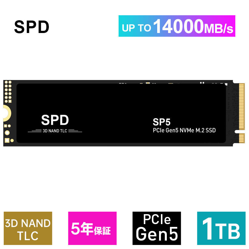 内蔵型SSD SPD SSD 1TB SPD 期間限定セール！SPD SSD 1TB 2.5インチ 7mm 内蔵型SSD