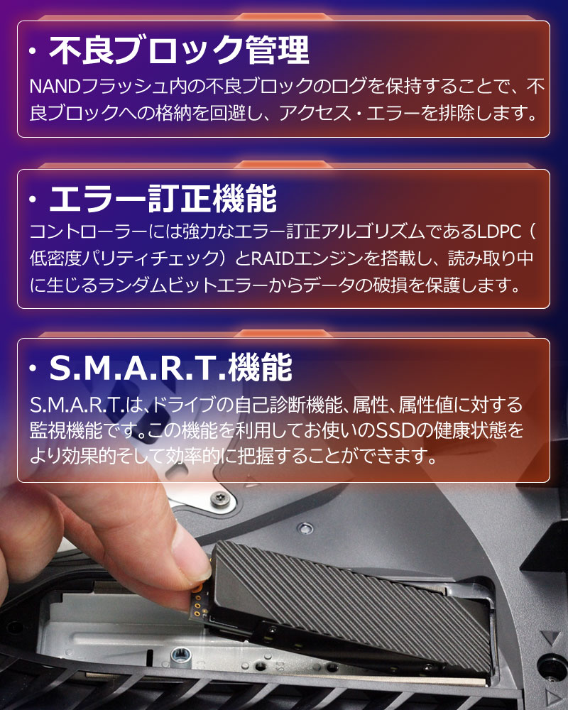 SPD SSD 1TB 3D NAND TLC ヒートシンク搭載 M.2 2280 PCIe