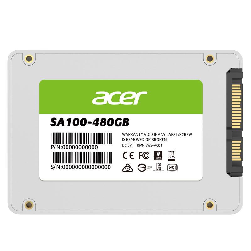 acer Acer SSD 480GB 3D NAND採用 SATAIII 6Gb/s R:560MB/s W