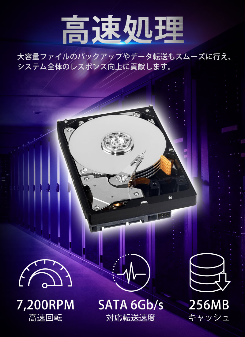 Western Digital Ultrastar DC HA340 データセンター用HDD 8TB 3.5