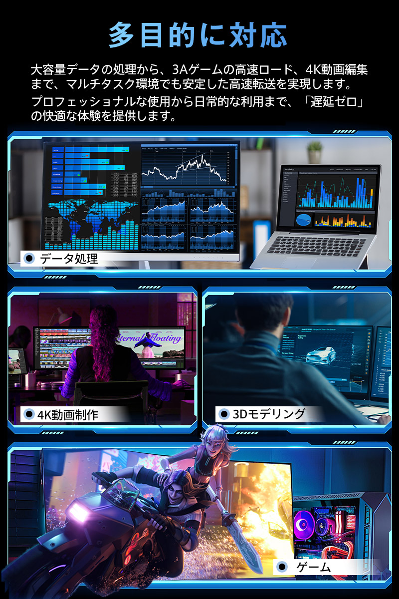ZHITAI YMTC ZHITAI 4TB 内蔵SSD M.2 2280 R:7000MB/s W:6000MB/s PCIe