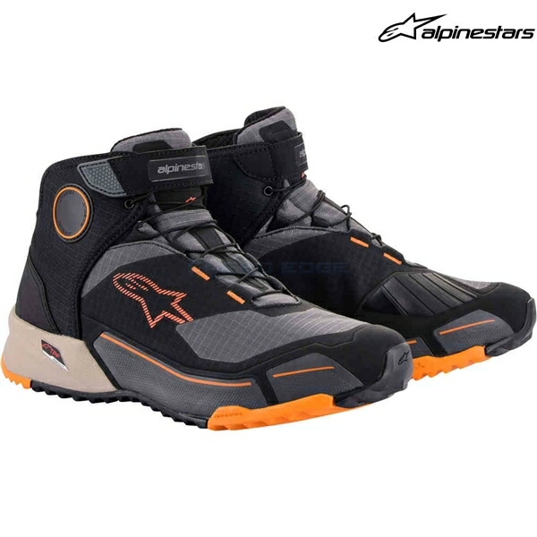 Alpinestars KTM バイク用靴 黒 オレンジソール
