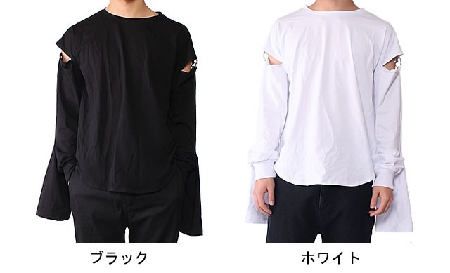 美品 16SS Baked Stretch 3D 変形 カットソー 2 約M a-426099-blk_1.jpg