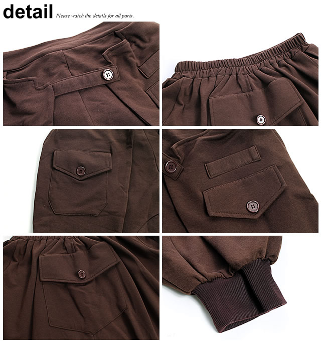 サルエルパンツ メンズ ハーフ レディース ショート 夏 ダンス ハーフ