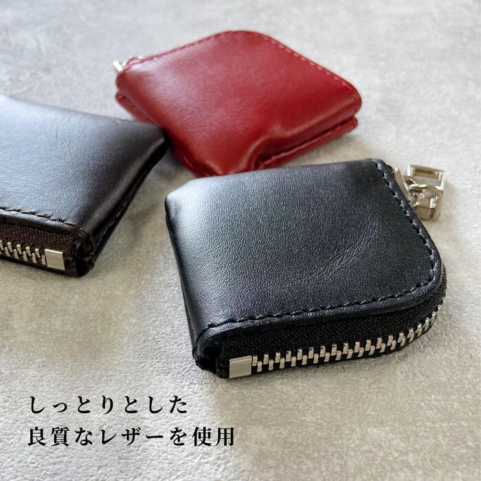 小銭入れ メンズ コインケース 革 レディース L字ファスナー