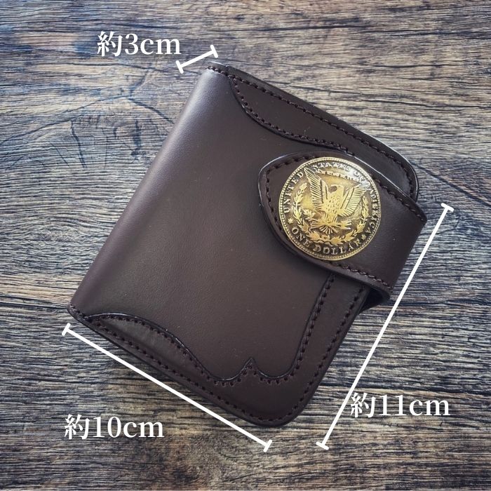 【限定一個】多重層ハーフウォレット　トラッカーウォレット　折財布 楽天市場】二つ折り財布 コンパクト 縦型 L字ファスナー小銭入れ