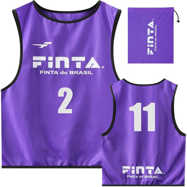 FINTA（フィンタ） ジュニアビブス10枚セット 2〜11の番号付き チーム