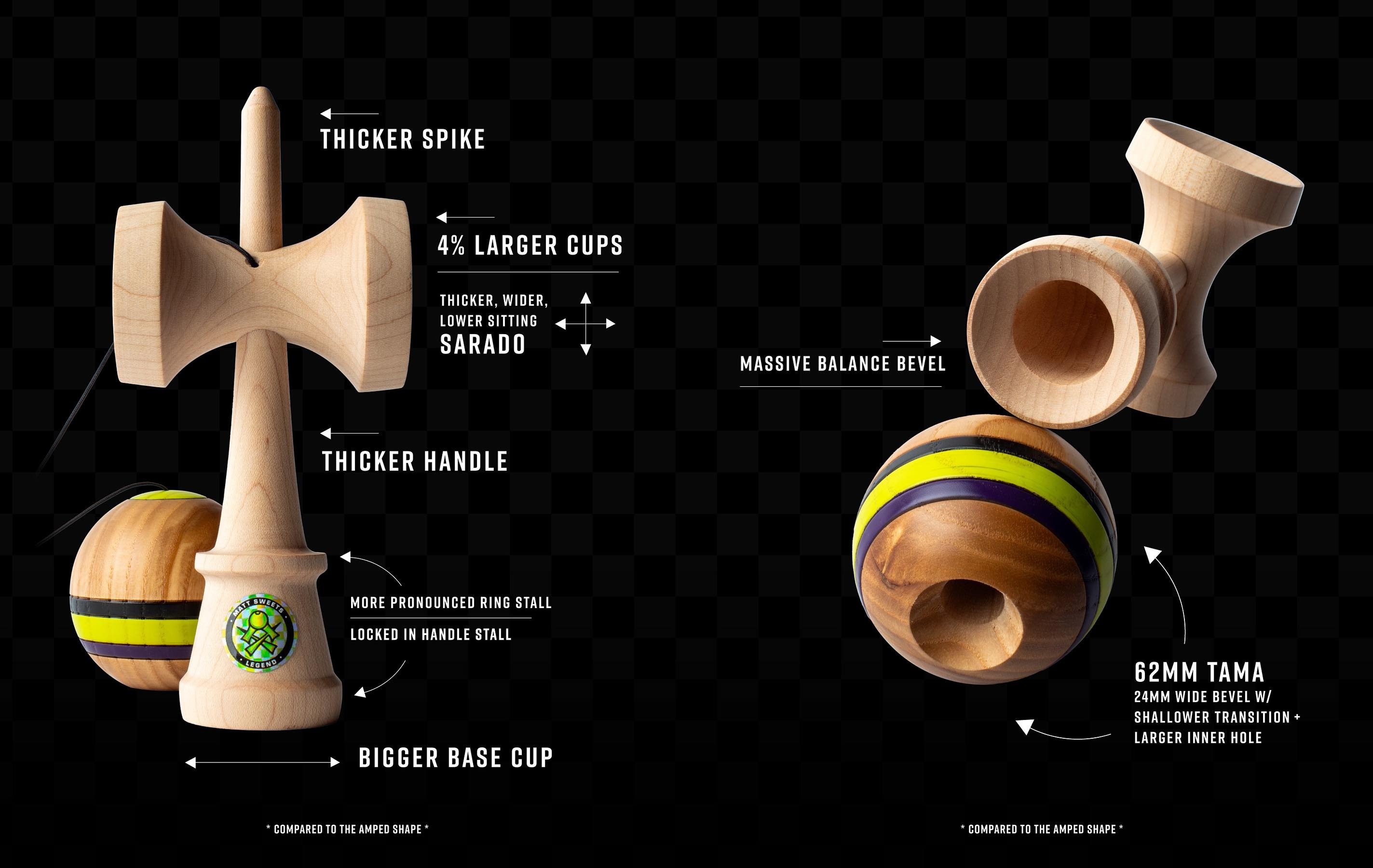 クラシックなストライプ柄とモダンな雰囲気が融合したけん玉