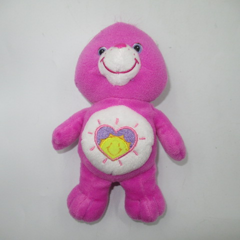 2005年★Care Bears★ケアベア★Shine Bright Bear★pink★ピンク★★約20センチ★人形★フィギュア｜spiral-toy