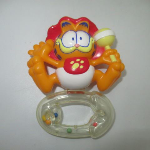 80's★GARFIELD★ガーフィールド★Baby Toys★赤ちゃん用おもちゃ★ガラガラ★フィギュア★人形★ぬいぐるみ★