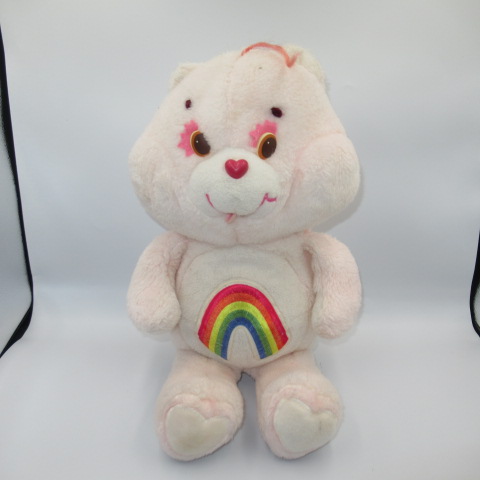 80's★Care Bears★世話をするベア★チアベア★Cheer Bear★あやつり人形★図形★ぬいぐるみ★ビンテージ★４２浪華節的★ おもちゃ-ぬいぐるみ-ゲーム、おもちゃ