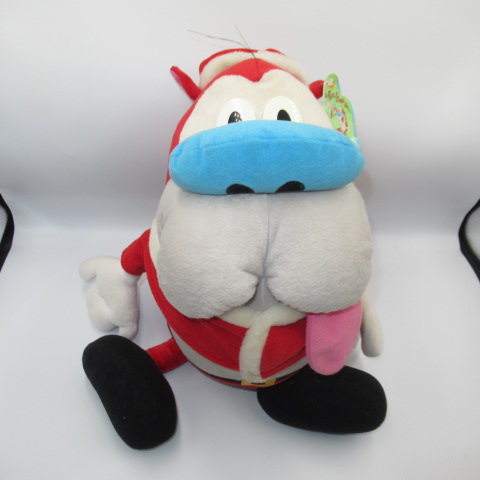 1992年★The Ren\u0026Stimpy Show★レン＆スティンピー★サンタ★人形★フィギュア★ぬいぐるみ★ビンテージ★