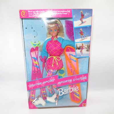 90's★1994年★Barbie★バービー★WINTER SPORT SPORTS D'HIVER Barbie★スキー★人形★
