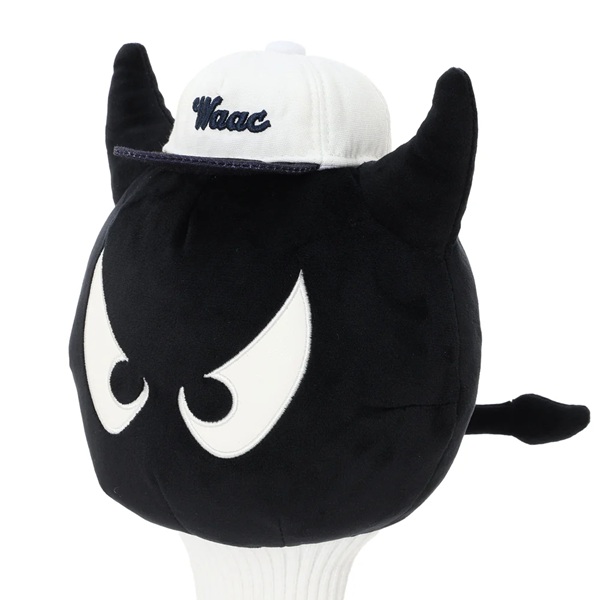 WAAC ワック　ドライバーカバー　1W ヘッドカバー　ウッドカバー　黒 WAAC ワック ゴルフ ヘッドカバー UNISEX WAACKY ドライバー