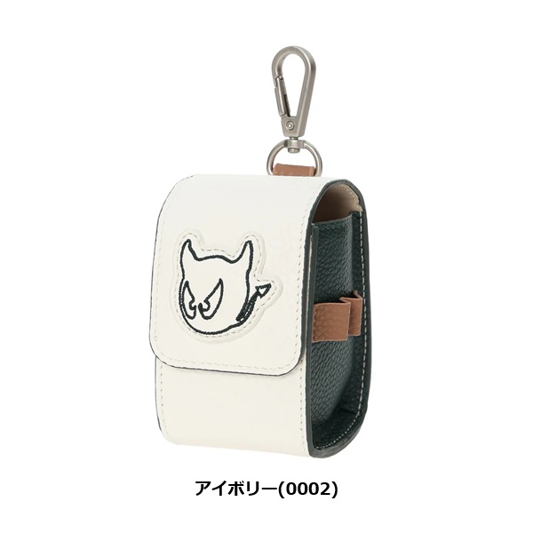 WAAC ワック ゴルフ ボールケース UNISEX Grainy Synthetic Leather