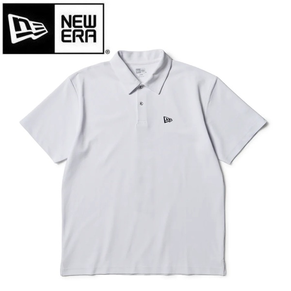NEW ERA（ニューエラ） ゴルフ 半袖 ポロシャツ 鹿の子 Vertical Logo