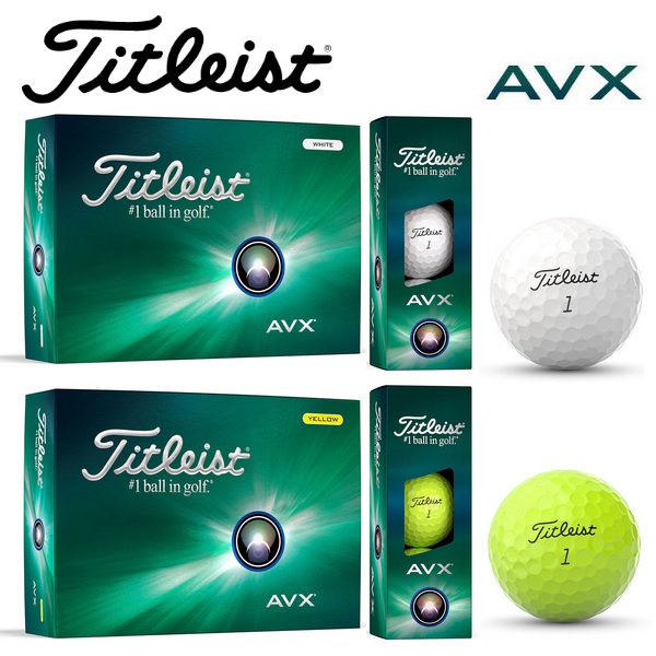 Titleist タイトリスト AVX 2024 ゴルフボール 2ダース ゴルフ 【2ダースセット】 タイトリスト AVX ゴルフボール 1ダース 12