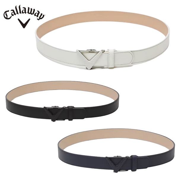Callaway（キャロウェイ） ゴルフ ベルト 定番Vバックルセレーション