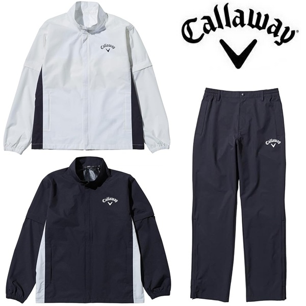 Callaway（キャロウェイ） ゴルフ レインウェア メンズ 上下セット