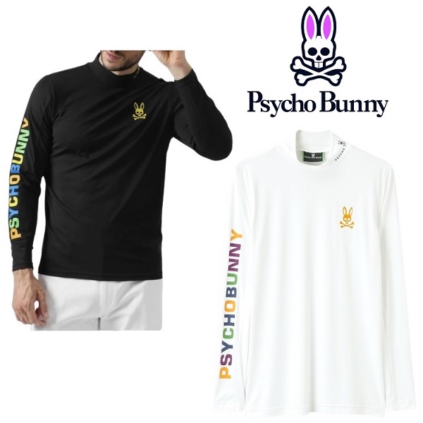 Psycho Bunny（サイコバニー） ゴルフ メンズ 長袖 MULTIPLE TYPE