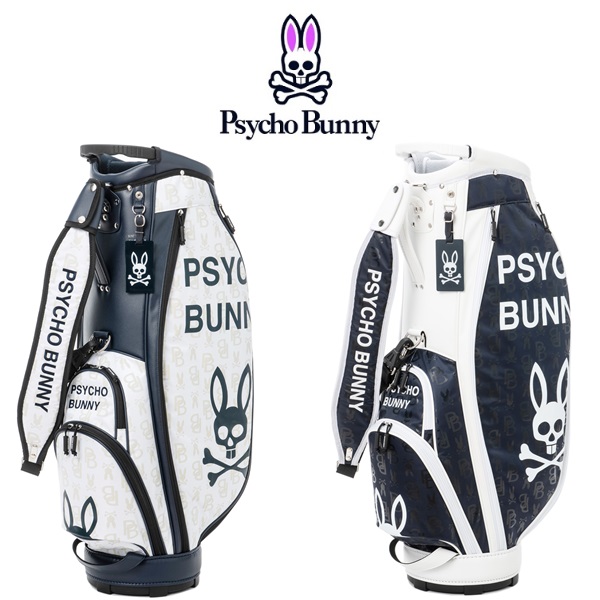 Psycho Bunny（サイコバニー） ゴルフ カートキャディバッグ MONOGRAM