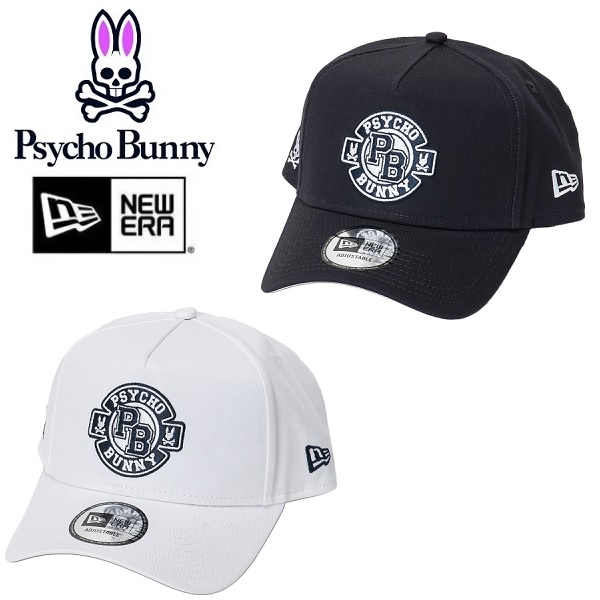 Psycho Bunny（サイコバニー） ゴルフ キャップ NEW ERAコラボ メンズ