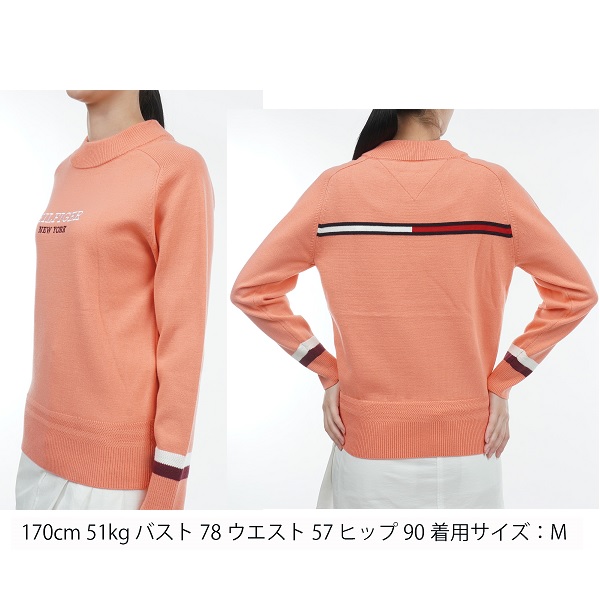 S ☆新品☆ トミーヒルフィガー ゴルフ レディース タートルネックセーター TOMMY HILFIGER GOLF（トミー ヒルフィガー ゴルフ） トミー