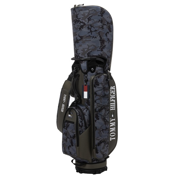 トミーヒルフィガー キャディバッグ ミリタリー THMG3FC6 TOMMY HILFIGER GOLF トミーヒルフィガー ゴルフ キャディバッグ