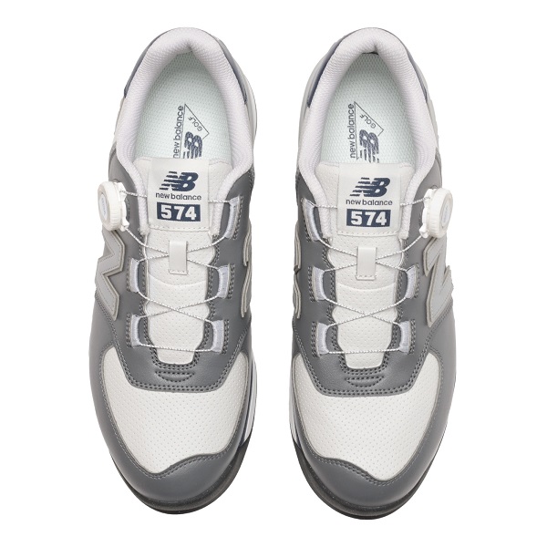 ニューバランス ゴルフ シューズ 574 v4 BOA グレー 26cm（2E） New Balance Golf（ニューバランスゴルフ） ニューバランス ゴルフ