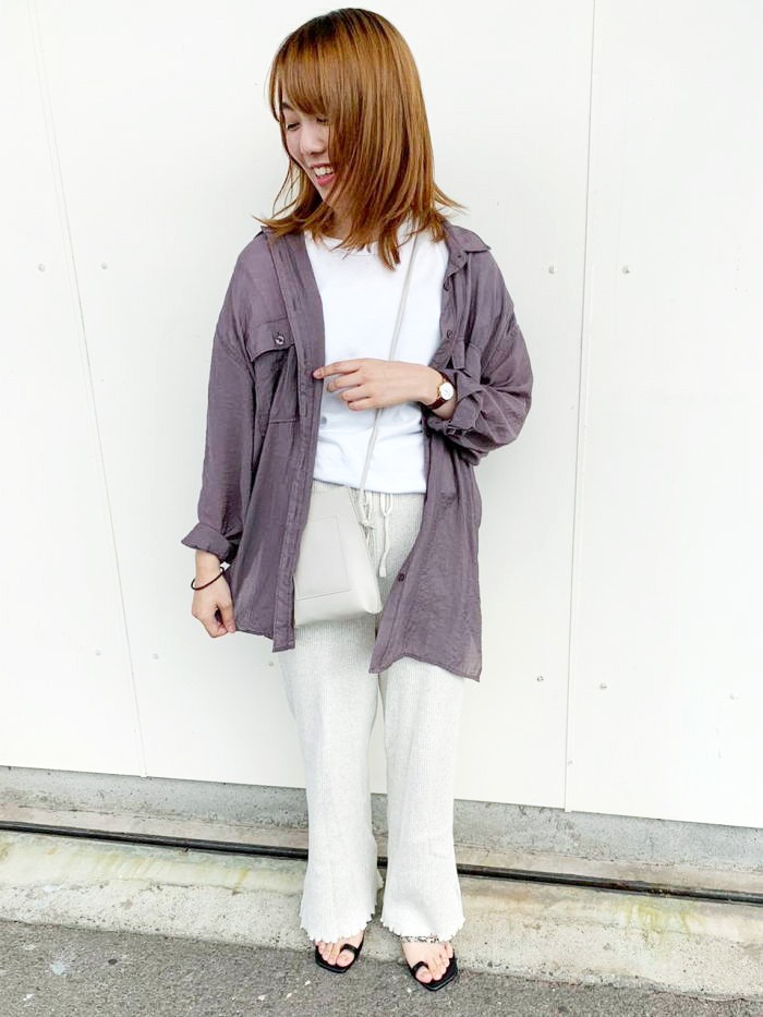 gleam シャツ (341003) シアーシャツ レディース□ : CHIKUMA
