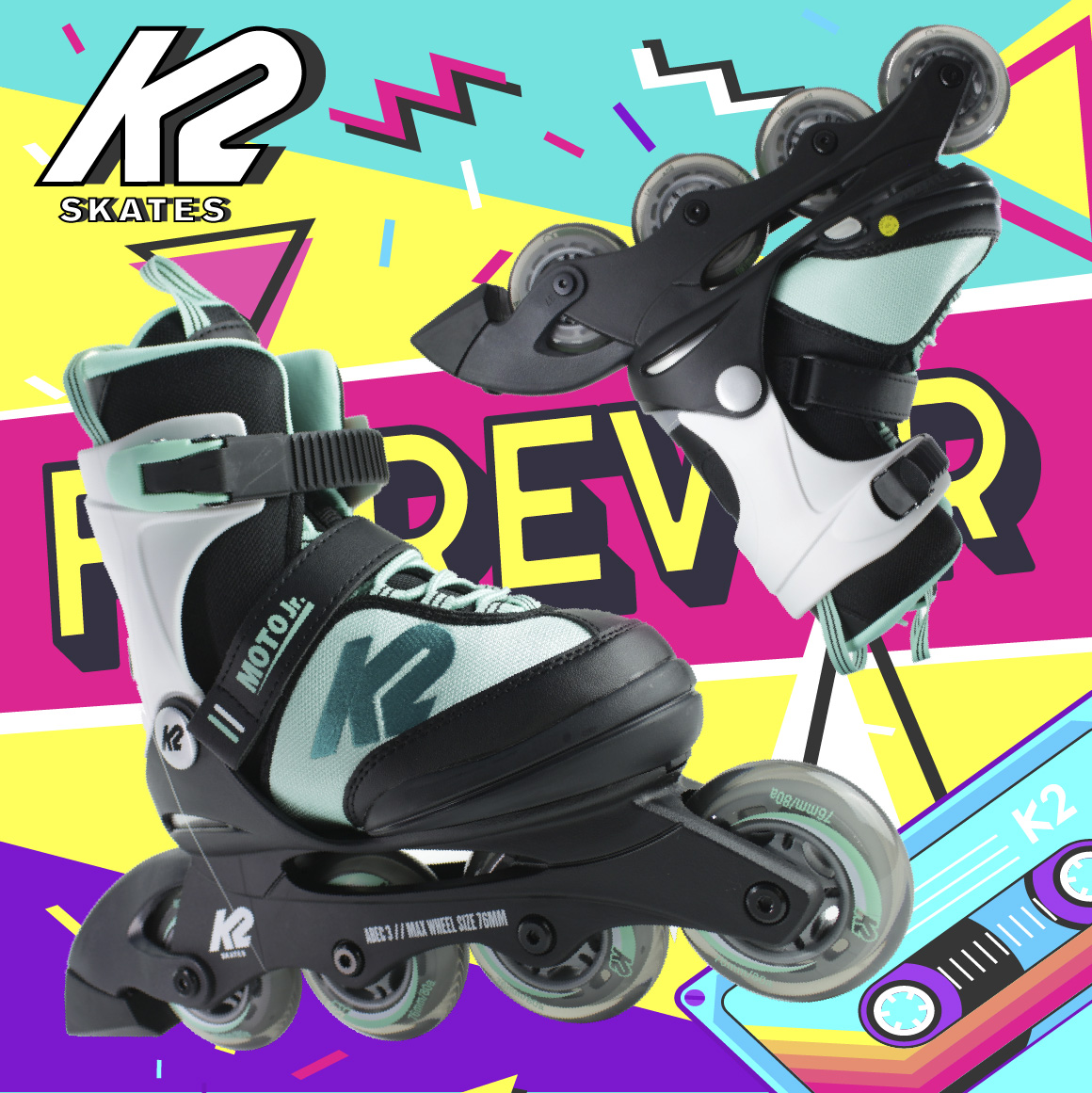 インラインスケート ジュニア キッズ K2 INLINE SKATE EDDIE JR ANNA JR ケーツー ローラースケート ローラーブレード  誕生日 男の子 女の子