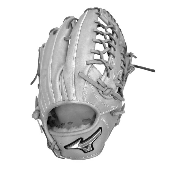 【美品】ミズノ ジュニア　軟式　グローブ グレー MIZUNO ミズノ グローブ キッズ ジュニア軟式用 グローバル