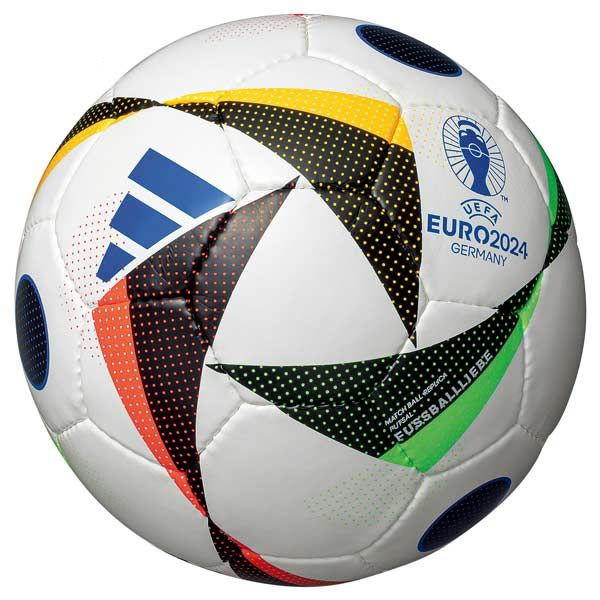 K*u様 UEFA EURO2024 決勝 公式試合球 フースバルリーベ フィナ adidas アディダス(adidas) フットサルボール4号球 UEFA