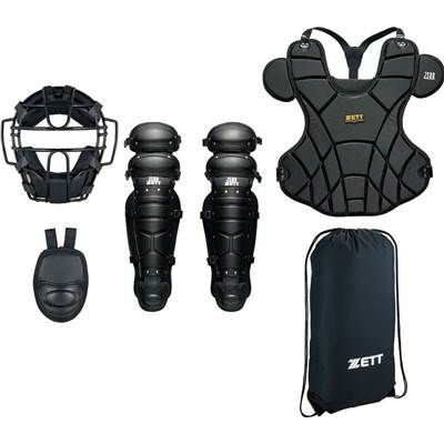 【激安！送料込み!!】ZETT キャッチャー防具 軟式大人用+キャッチャーミット 野球 ゼット 限定 軟式 キャッチャーミット 捕手用 ネオ