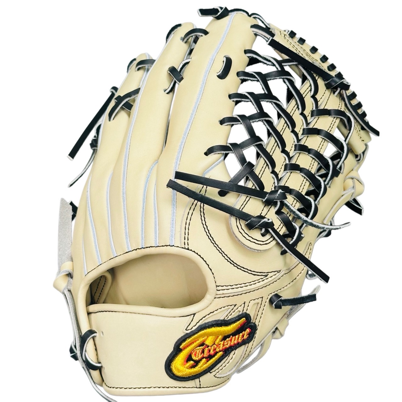 Treasure 硬式グローブ 黒/茶 外野用 Treasure 硬式グローブ 黒/茶