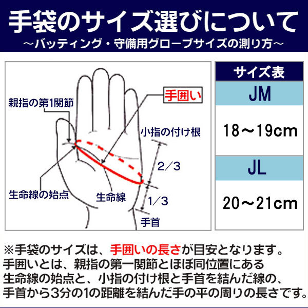 守備用手袋 / ミズノ 守備 手袋 ジュニア用 片手用 JM JL 野球 ソフトボール 守備手袋 守備手 少年野球 ジュニア