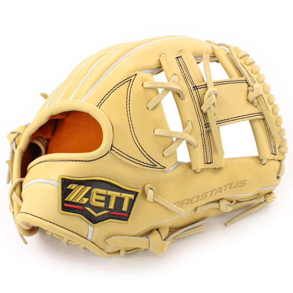 ゼット　プロステイタス　BPROG640　硬式　内野手用　高校野球対応　型付け済 ゼット 硬式グローブ / 内野手 硬式グラブ 右投げ
