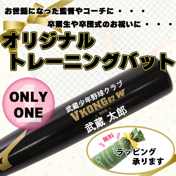 MIZUNO トレーニングバット / ミズノ 木製 硬式 実打可能 木製