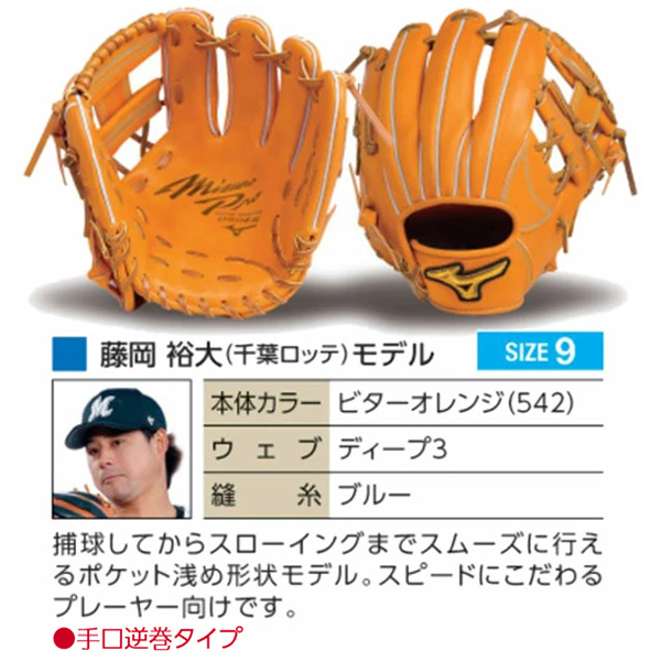 野球 ミズノ 軟式グローブ ミズノプロ オーダーグラブ 内野TM型
