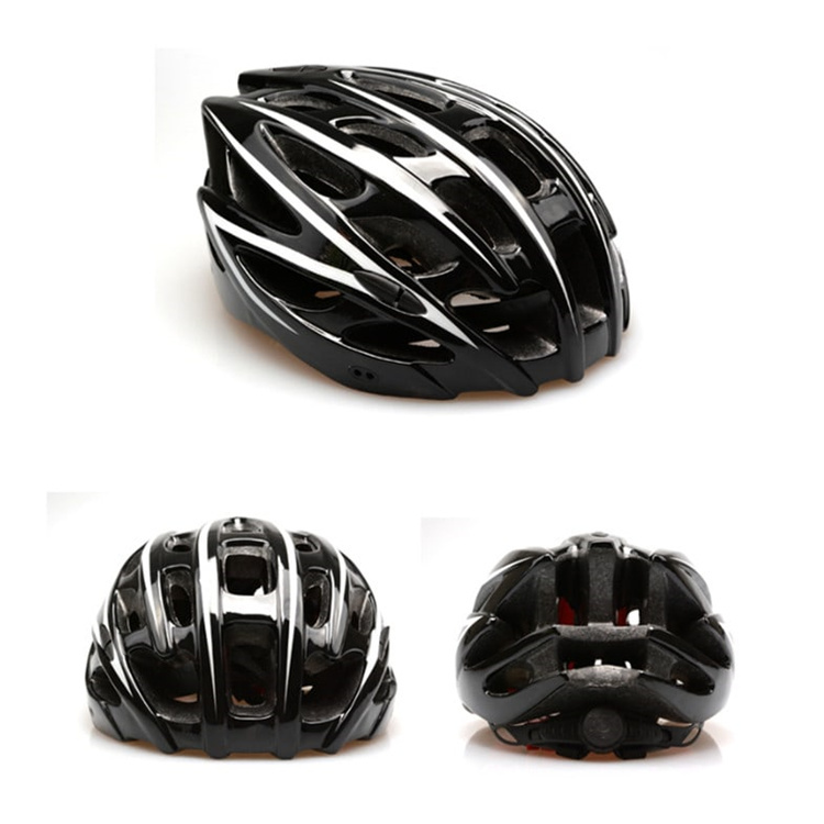 超軽量型自転車ヘルメット 流線型＆18ヶ所の通気孔 ‎M L(56-60cm)