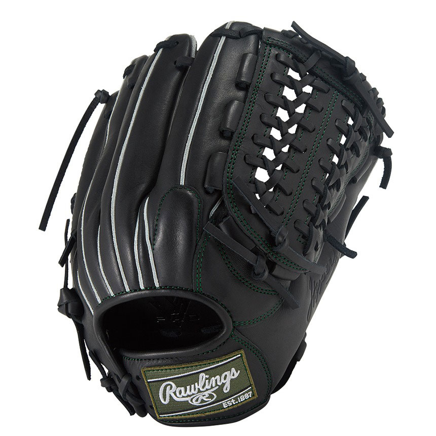 ローリングス コユニ Rawlings 型抜群 軟式グローブ 黒 超美品 Rawlings（ローリングス） 軟式グローブ グラブ ハイパーテック R2G