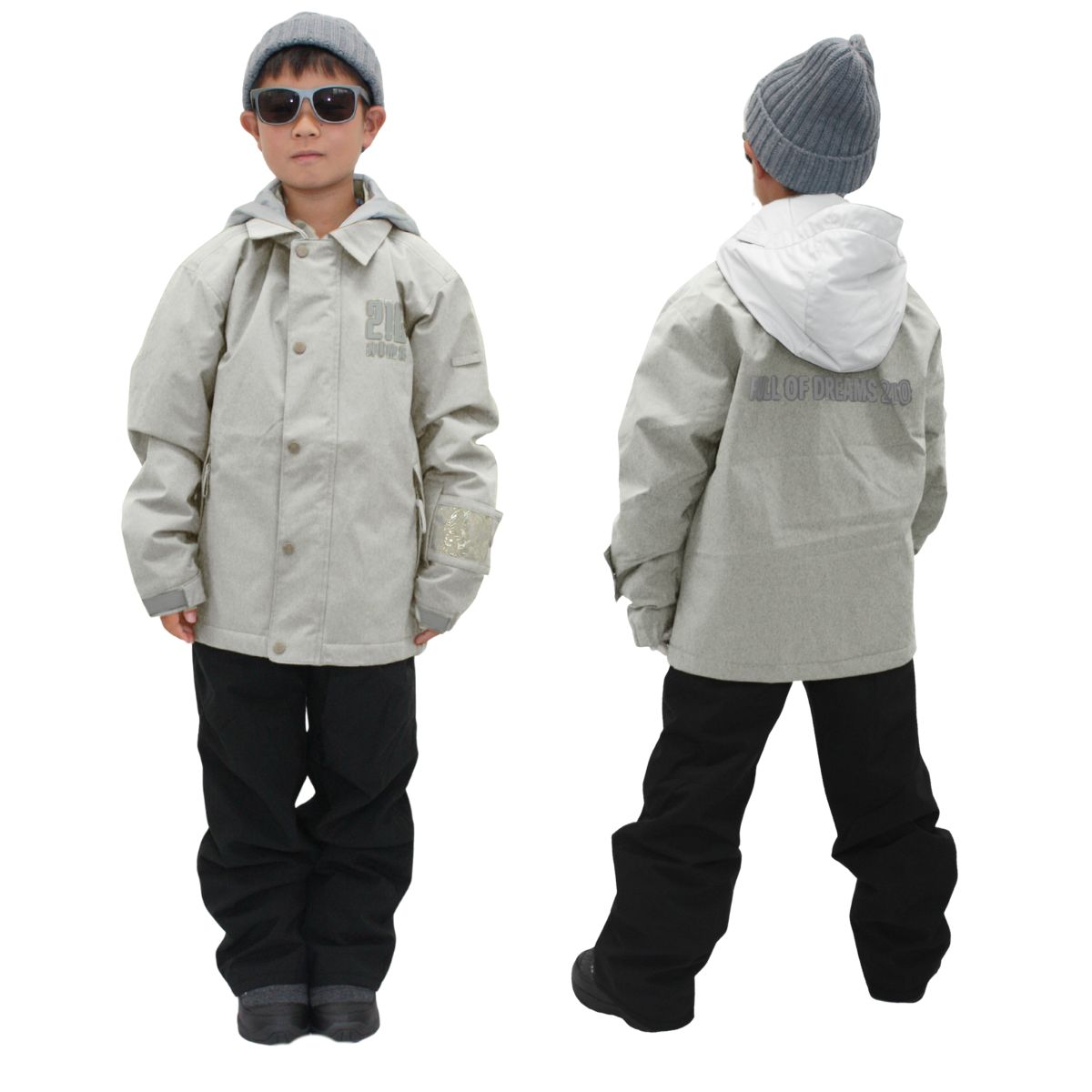 NIMA キッズ ジュニア スノーウェア スキーウェア 上下セット ボーイズ