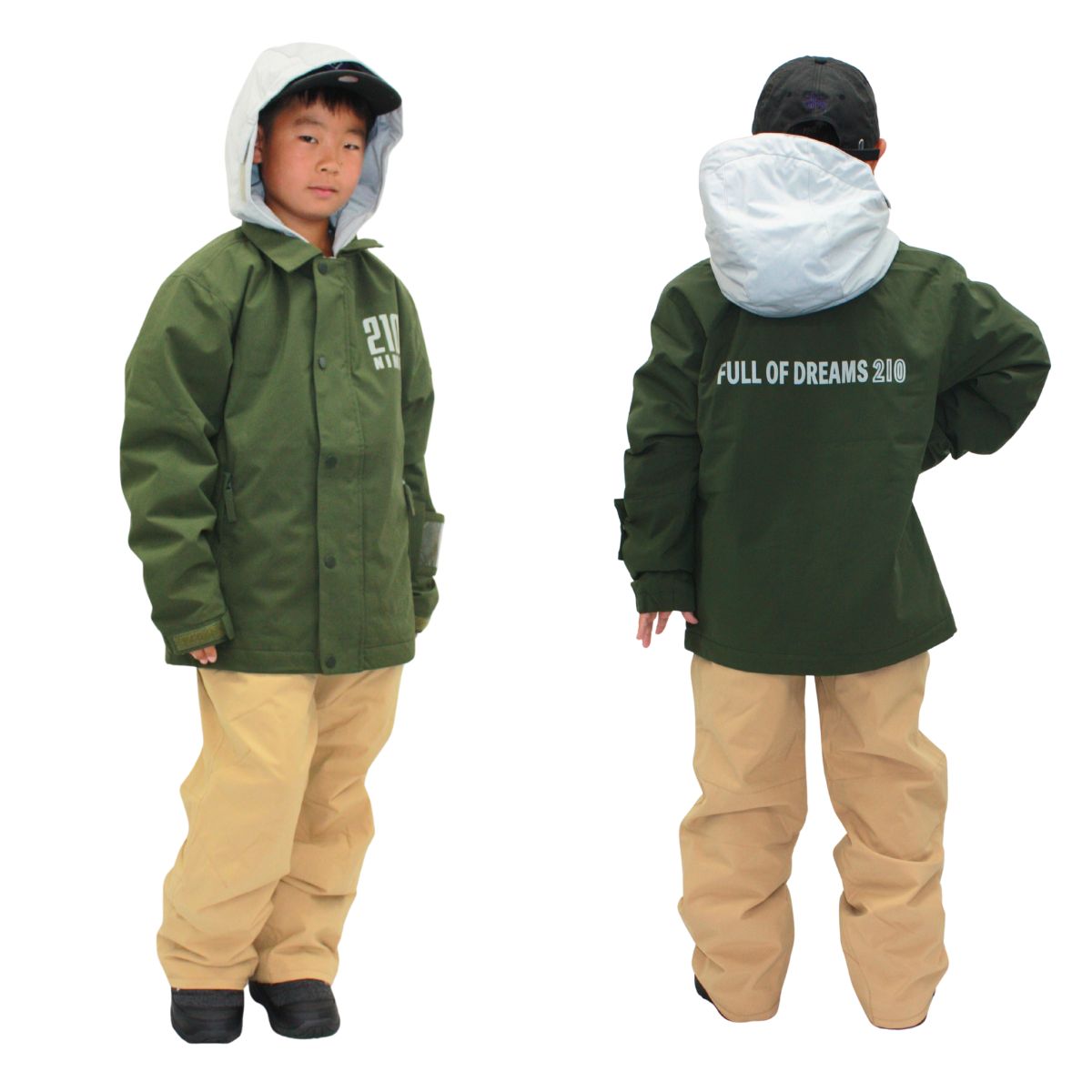 NIMA キッズ ジュニア スノーウェア スキーウェア 上下セット ボーイズ